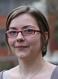 Claire Guérin, doctorante - PhD student. Crédits : ESPCI ParisTech