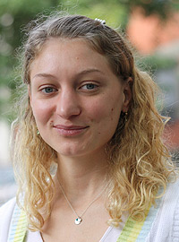 Clémence Leclerc, doctorante - PhD student Crédits : ESPCI ParisTech